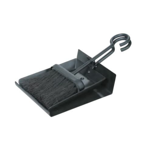 UniFlame Shovel & Brush Set w/ Pan, Black