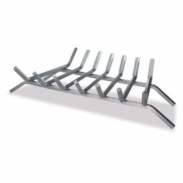 30-in 7-Bar Log Grate, 0.75-in Bar, Stainless Steel