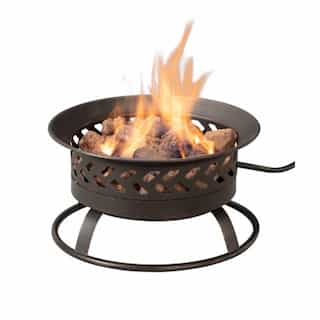 18.9-in Portable Outdoor Gas Fire Pit