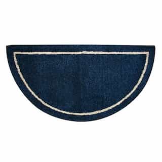 UniFlame Deep Blue Hand Tufted Wool Rug
