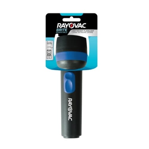 RAYOVAC Incandescent Flashlight, 9 lm