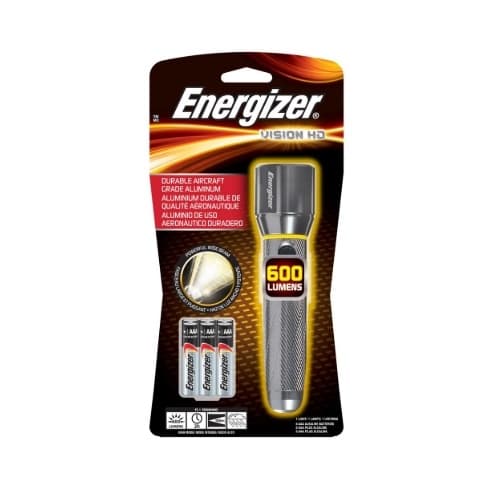 Energizer Performance Metal Flashlight, 600 lm