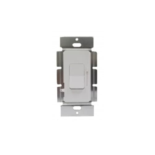 Gray Paddle Switch, Single Pole, 3-Way LED Dimmer Switch