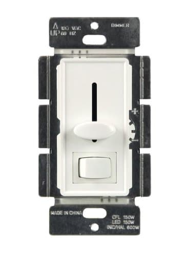 Enerlites White 150W Single Pole & Three-Way LED & CFL Dimmer