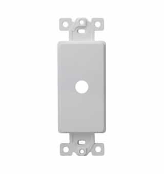 Ivory Decorator Adapter 1-Gang Plate w/ .406-in Dia. Hole