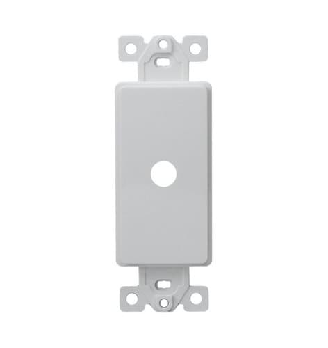 Enerlites White 1-Gang Plasic Shaft Decorator Adapter Dimmer
