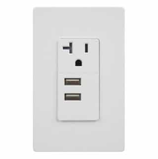 Qualcomm Quick Charge USB Type-C Tamper Resistant 20A Receptacle