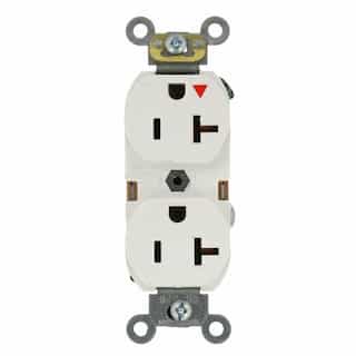 Ivory Isolated Ground Industrial Grade Duplex Receptacle