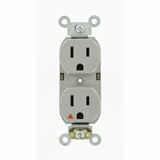 Ivory Isolated Ground Industrial Tamper Resistant 20A Duplex Receptacle