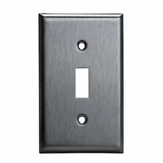 Stainless Steel 1-Gang Toggle Switch Metal Wall Plate