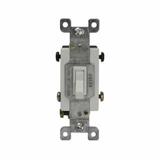 Almond Four-Way Push-In and Side Wired 15A Toggle Switches