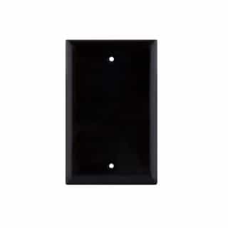 1-Gang Unbreakable Wall Plate Cover, Polycarbonate, Black