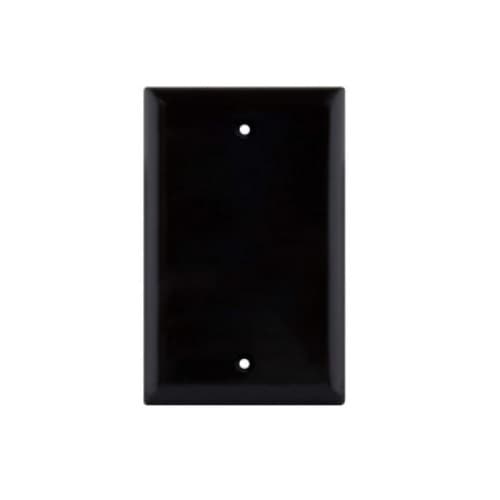 Enerlites 1-Gang Unbreakable Wall Plate Cover, Polycarbonate, Black