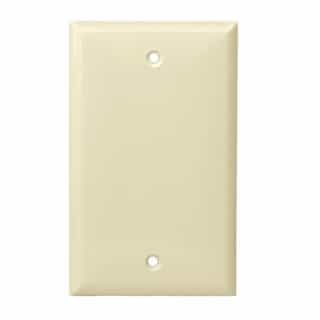 Light Almond Thermoplastic 1-Gang Blank Wall Plate