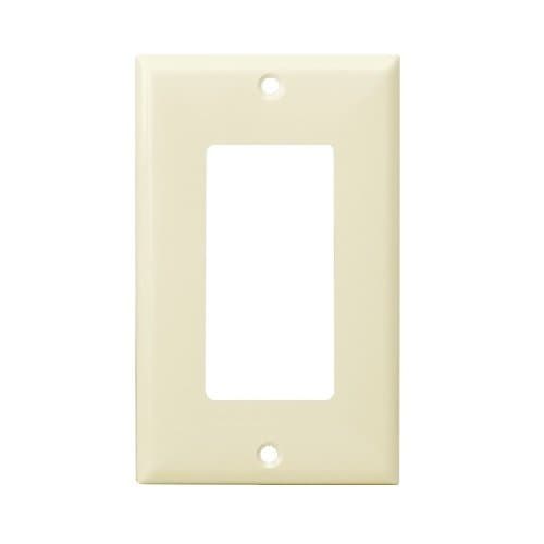 Light Almond 1-Gang Decorator/GFCI Plastic Wall plates