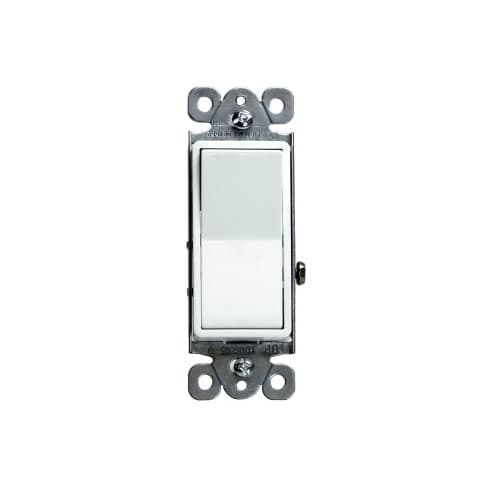 AC Quiet Decorator Switch, Single-Pole, 15A, 120V-277V, Gray