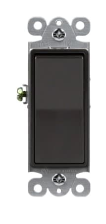 Premium Decorator Switch, 3-Way, 15A, 120V-277V, Dark Bronze