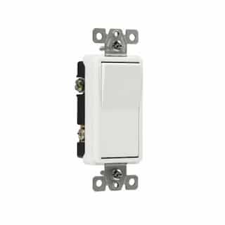 AC Commercial Grade Decorator Switch, 3-Way, 20A, 120V-277V, White