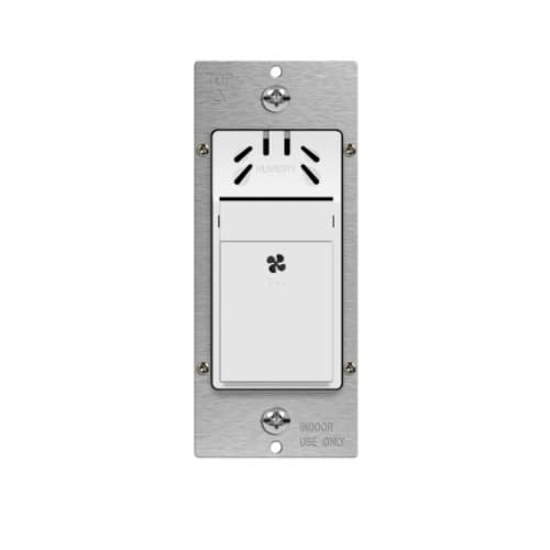 Humidity Sensor Wall Switch, Single-Pole, 3A, 120V