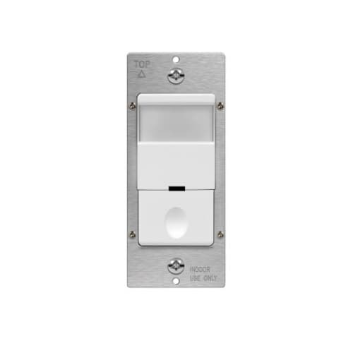 Decorator Motion Sensor Switch, Single-Pole, 3-Way, 120V-277V, White