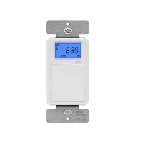 Enerlites 7-Day Astronomic In-Wall Programmable Timer