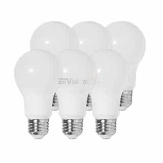 EnVision 9W LED A19 Bulb, Non-Dim, E26, 810 lm, 120V, 3000K, Frosted, Bulk