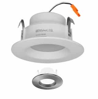 EnVision 4-in 10W ADL Downlight, Smooth, E26, 665 lm, 120V, 4000K, Nickel