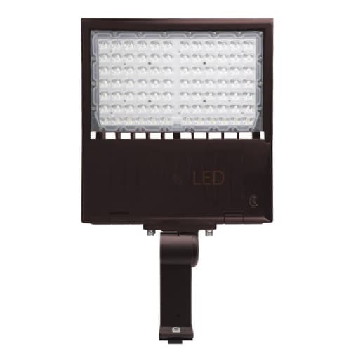150W LED Area Light w/Straight Arm, 21750 lm, 120V-277V, 5000K, Bronze