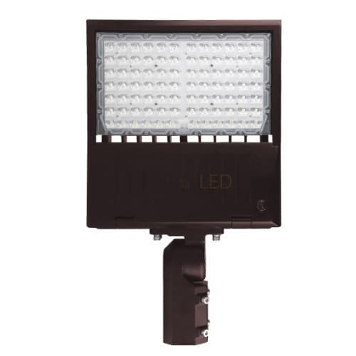 150W LED Area Light w/ Slip Fitter, 21750 lm, 120V-277V, 5000K, Bronze