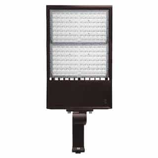 240W LED Area Light w/Straight Arm, 34800 lm, 120V-277V, 5000K, Bronze