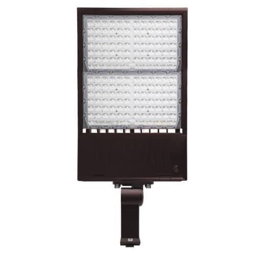240W LED Area Light w/ SF Combo, 34800 lm, 347V-480V, 5000K, Bronze