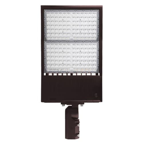 300W LED Area Light w/ Slip Fitter, 43500 lm, 120V-277V, 5000K, Bronze