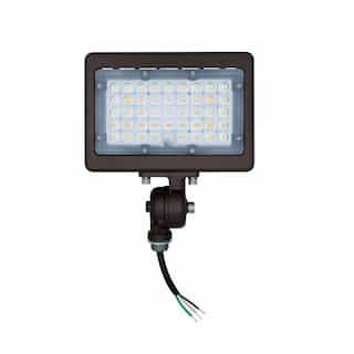 EnVision 35/50W LED Flood Light w/ Photocell & Knuckle, 120V-277V, Bronze