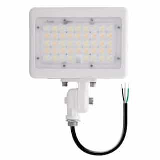 EnVision 35/50W LED Flood Light w/ Photocell & Knuckle, 120V-277V, White