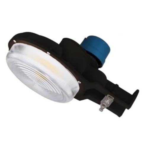 40W LED Barn Light w/ Photocell, 120V-277V, Selectable CCT, Bronze