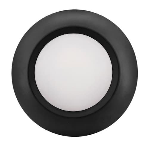 6-in 15W LED Cusp Disk Light, 1000 lm, 120V, Tri-Select CCT, Black