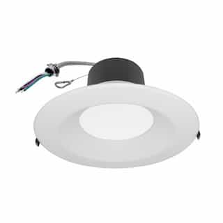 9-19W CMD-Line Commercial Downlight, 120-277V, Selectable CCT, White