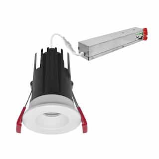 1-in 7W SnapTrim-Line Downlight, 120V, Selectable CCT, RD, WH