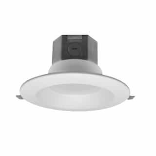 EnVision 4-in 11W SnapTrim Baffle Downlight, Round, 120V, 5-CCT Select, WHT