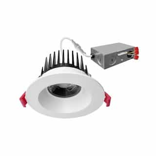 4-in 18W SnapTrim-Line Downlight, 120V, Selectable CCT, RD, WH