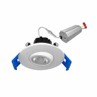 2-in 5W SnapTrim-Line Gimbal Downlight, 120V, Selectable CCT, White