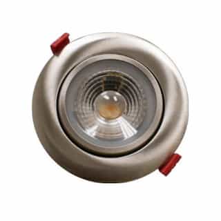 4-in 12W SnapTrim Downlight, Gimbal, Round, 120V, Selectable CCT, NKL