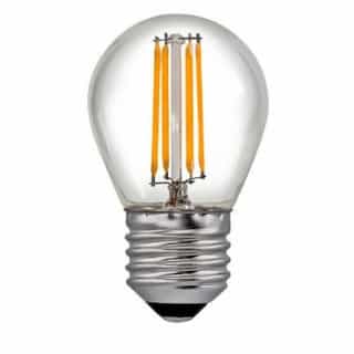 4W LED G16.5 Filament Bulb, E26, 400 lm, 120V, 2700K