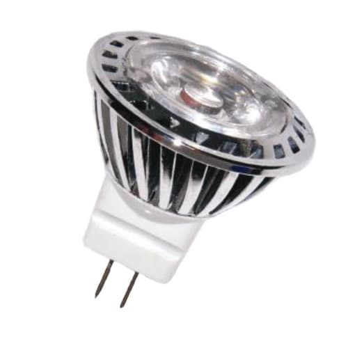 3W LED MR11 Bulb, Bi-Pin, 280 lm, 12V, 3000K, Bulk