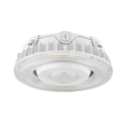 100W Wattage & CCT Selectable Canopy Light, Round, 120V-277V, White