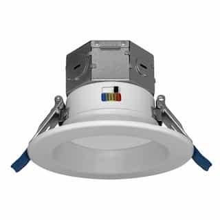 EnVision 4-in 11W RDL-Line Retrofit Downlight, 120V, Selectable CCT, White