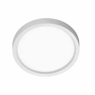 35W Slim-Line Round Surface Mount, 120V, Selectable CCT, White