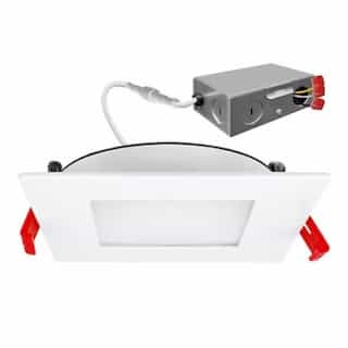 4-in 11W External SnapTrim Square Downlight, 120V, 3-CCT Select 
