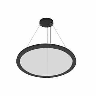 23-in 50W Circular Suspended Up/Down Light, 120-277V, CCT Select, BL