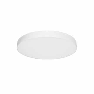 18W Trimless-Line Round Surface Mount, 120V, Selectable CCT, White